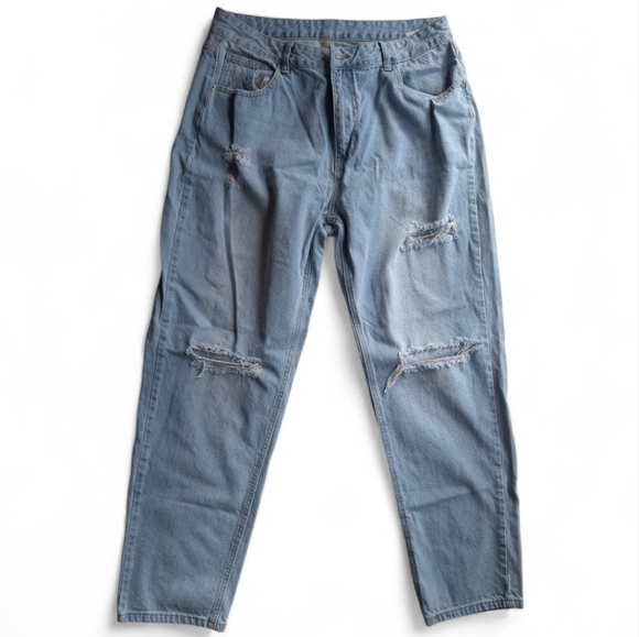 SHEIN Denim - Distressed Denim Jeans Women's XXL